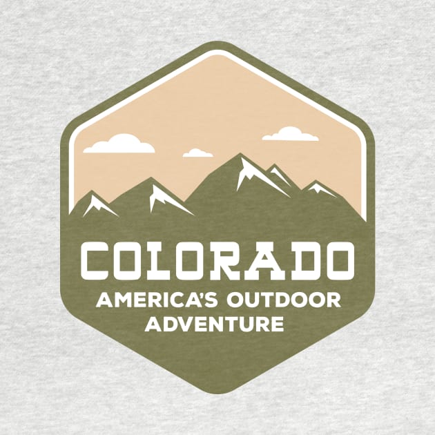 Colorado - America's Outdoor Adventure by HolidayShirts